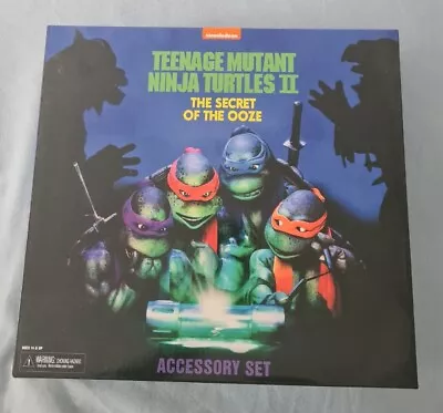 Buy Neca Teenage Mutant Ninja Turtles Secret Of The Ooze Accessory Set TMNT • 159.99£
