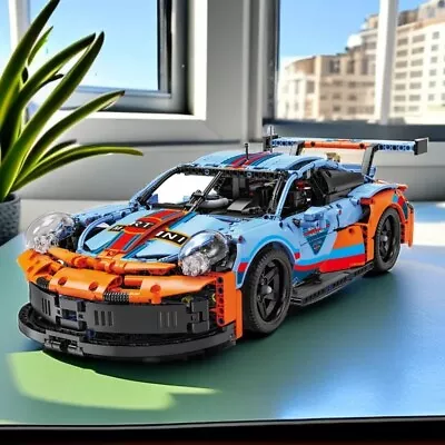 Buy Building Blocks Car Technic Race Car Block Set Porsche RSR Brand New Sealed • 55£