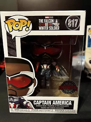 Buy Funko POP! MARVEL STUDIOS: The Falcon Winter Soldier Captain America #817 • 11£