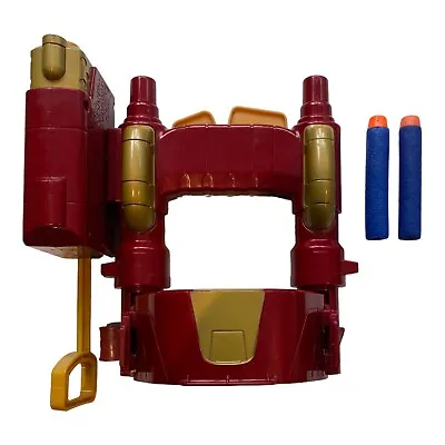 Buy Marvel Iron Man Nerf Slide Blast Armour Wrist Blaster With Darts Used Condition • 12.99£