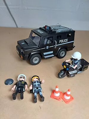 Buy Playmobil 5974 City Action Police Tactical Unit Car/Vehicle + BIKE • 17.99£