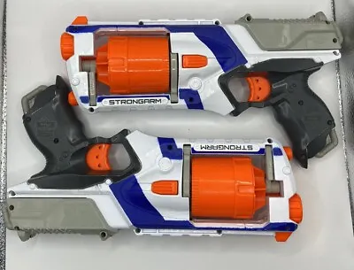 Buy 2x NERF N-Strike Strongarm Pair - Very Good Used Condition (Guns Only) • 8.09£