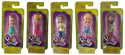Buy Mattel Polly Pocket 5er-Set Modepuppen Verschiedene Outfits, Charaktere, Styles • 19.75£