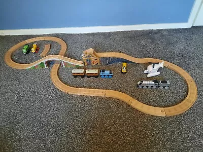 Buy Thomas The Tank Engine Wooden Train Track Mattel 2012 With Trains  • 59.99£