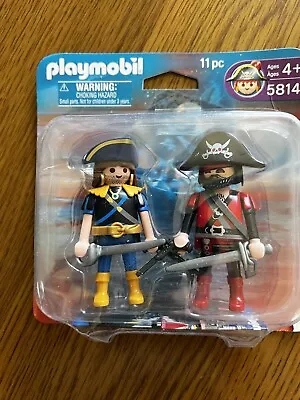 Buy Playmobil 5814 Duo Pirate Figure Pack NEW Sealed • 7£