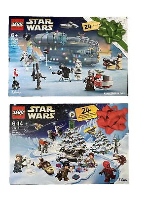 Buy 🎄Lego Star Wars 75213 & 75307 Christmas Advent Calendars - Brand New (sealed) • 59.99£