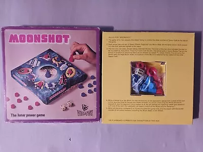 Buy Vintage Vic-Toy Board Game - Moonshot 100% Complete With Instructions • 7.50£
