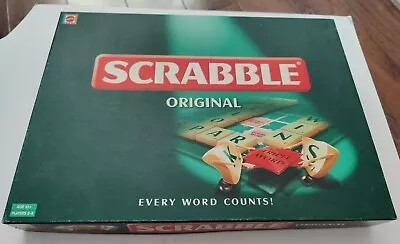 Buy Scrabble Original Board Game Complete Mattel 2003 • 12.99£