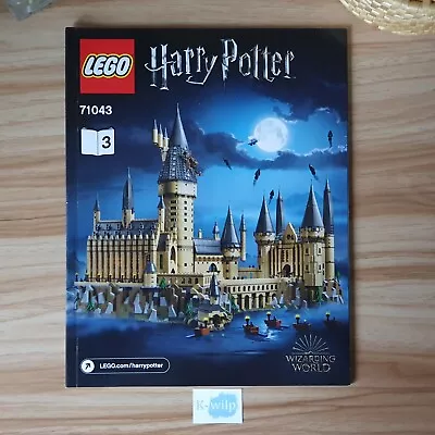Buy LEGO 71043 Hogwarts Castle Book 3 Only Harry Potter Instruction Manual Book Only • 9.99£