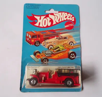 Buy Hot Wheels MATTEL No. 1695 Fire Truck Old Number 5 • 25£