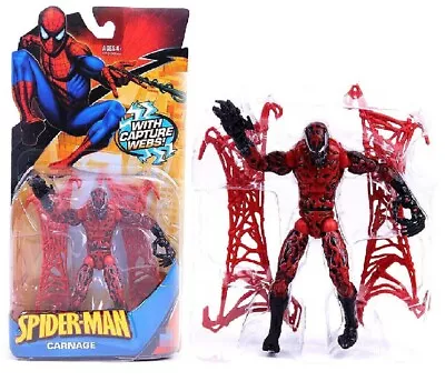 Buy Venom Spider-Man Carnage Spiderman With Capture Webs 6  Action Figure Official • 14.46£