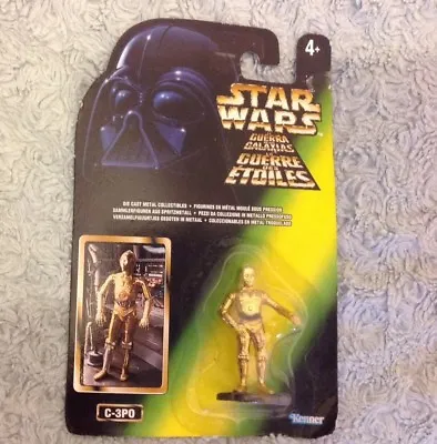 Buy KENNER Star Wars Guerra Galaxias Guerre Etoiles Die Cast Metal Figure C-3PO MOC • 10.50£