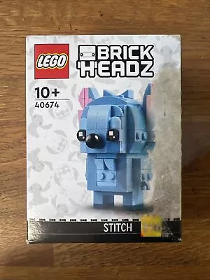Buy LEGO BRICKHEADZ: Stitch (40674) - NEW & SEALED - BOX DAMAGED • 14.95£