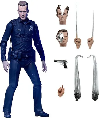 Buy Terminator 2 Action Figure (Judgment Day) Ultimate T-1000 Cop • 42.98£