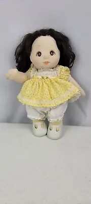 Buy Vintage 1985 Mattel My Child Doll Baby Girl Brown Eyes/hair Plush Toy • 113.98£