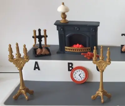 Buy Playmobil Victorian Mansion Fire Place  And Accessories Set, All NEW • 10.50£