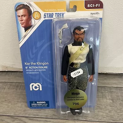 Buy Mego Star Trek 8  Kor The Klingon EU Exclusive (Number 796- 1000)  Figures • 15£