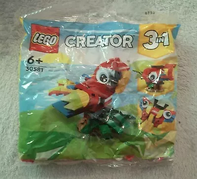 Buy LEGO Creator 3 In 1 Parrot Polybag (30581) • 5£