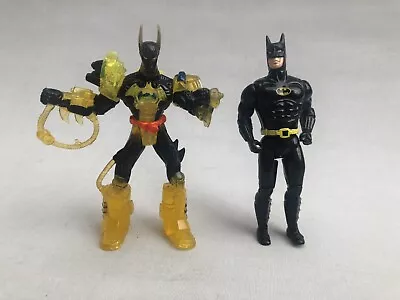 Buy 2 X Vintage DC Batman 5” Figures 1999 Hasbro Codebuster & 1989 Toy Biz Batman • 6.99£