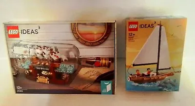 Buy LEGO Ideas #020 - 21313 Bottled Ship/Ship In The Bottle + 40487 Sailing Ship • 132.82£