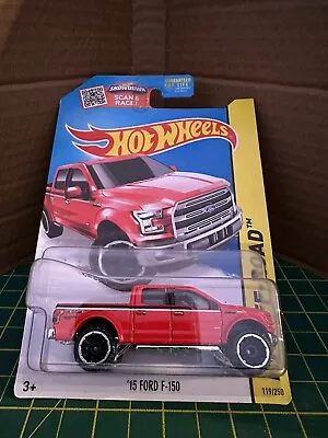 Buy Hot Wheels 15 Ford F-150 119/250 Red Long Card (HW Off Road 2015) • 5.95£