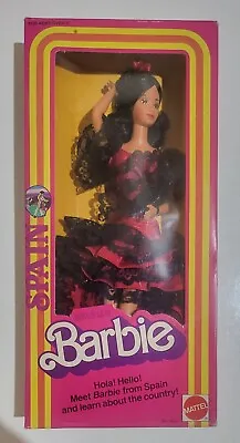 Buy Vintage 80's Barbie Spanish Spain Doll Of The World Mattel • 114.47£