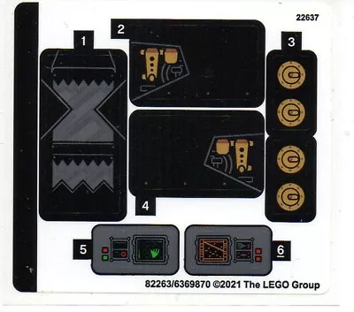 Buy Lego Batmobile Tumbker Scarecrow Showdown 76239 Sticker Replacement New (p5) • 5.49£