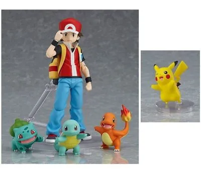 Buy Max Factory Figma Pokemon Red Trainer No.356 Pocket Monster W/Pikachu Figure • 325.90£