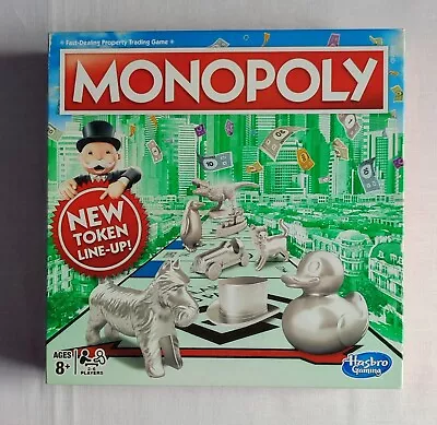 Buy Monopoly Classic Board Game Hasbro 2017 New Token Line Up Boxed Complete  • 9.99£