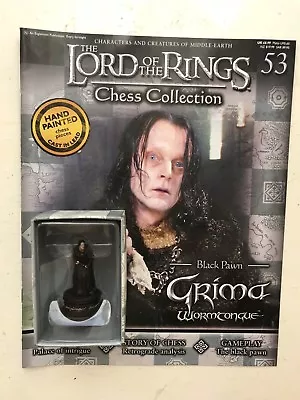 Buy Lord Of The Rings Chess Collection 53 Grima Wormtongue Eaglemoss Figurine + Mag • 11.99£