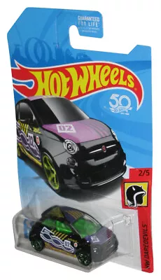 Buy Hot Wheels HW Daredevils 2/5 (2017) Black & Purple Fiat 500 Toy Car • 11.06£