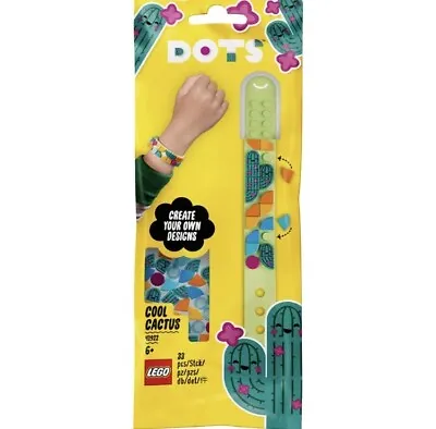 Buy LEGO DOTS: Cool Cactus Bracelet (41922) -  Brand New & Sealed! • 4.95£