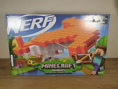 Buy NERF Minecraft Pillagers Crossbow Dart Blasting Crossbow Comes With 3 Darts • 19.99£