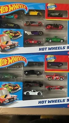 Buy Hot Wheels Car Assorment- Pack Of 9 Car Kids Gift Pack • 15.89£