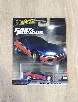 Buy 1/64 Hot Wheels Nissan Silvia S15 Blue Orange Fast And Furious Premium JDM • 11.49£