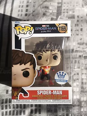 Buy Spiderman No Way Home Spiderman Unmasked Funko Shop Exclusive Funko Pop • 15£