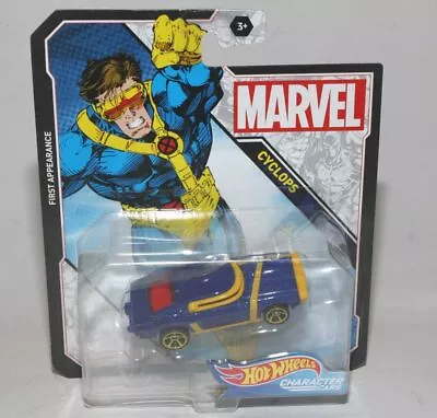 Buy Hotwheels Marvel Character Cars, Cyclops, MIB • 9.95£