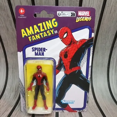 Buy Marvel Legends Retro 3.75” Amazing Fantasy  Spider-Man Kenner Action Figure MOC • 11.99£