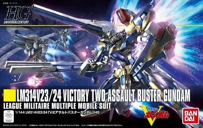 Buy Bandai 1/144 #HGUC-189 LM314V23/24 V2 Assault Buster Gundam • 42.11£