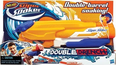 Buy Nerf Super Soaker Double Drench Blaster Water Gun Pistol • 20£