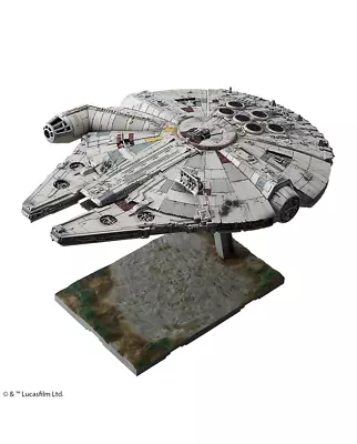 Buy Star Wars Millennium Falcon 1/144 Scale Bandai Plastic Model Kit • 94.99£