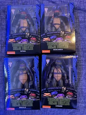 Buy Neca Teenage Mutant Ninja Turtles 1990 7” Figure Set Of 4 | USED | • 110£