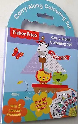 Buy Fisher Price Carry Along Colouring Colouring Set • 2.99£