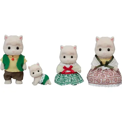 Buy Sylvanian Families Woolly Alpaca Family Of 4 Character Figures EPOCH • 22.99£
