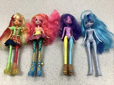Buy My Little Pony Equestria Girl Dolls Bundle X4 Hasbro • 9.99£