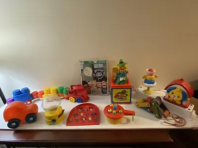 Buy Vintage Toy Lot - Jack In The Box - Fisher Price - Marbles - Gum Ball Mach Etc.. • 37.88£