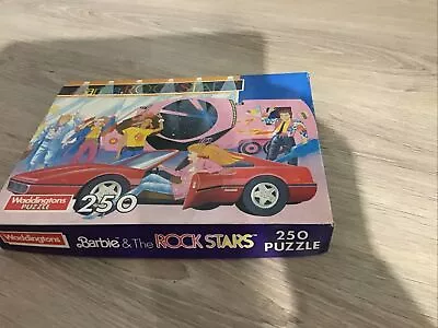 Buy BARBIE AND THE ROCK STARS JIGSAW PUZZLE 1987 Rare Vintage • 8.70£