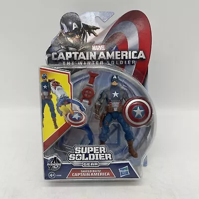 Buy Captain America The Winter Soldier Super Soldier Gear  Shield Blitz   Figure • 19.99£