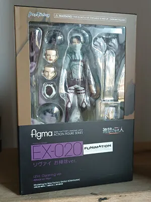 Buy Attack On Titan Figma Levi Cleaning Ver. EX-020 Max Factory NEW Exclusive Figure • 136.13£