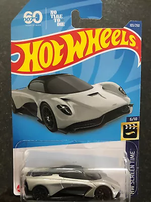 Buy Hot Wheels Aston Martin Valhalla James Bond No Time To Die Long Card New • 8£